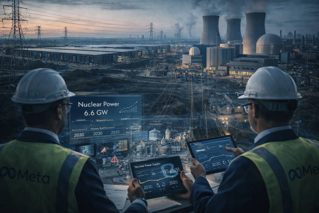 Meta nuclear power deals target 6.6 GW for AI by 2035