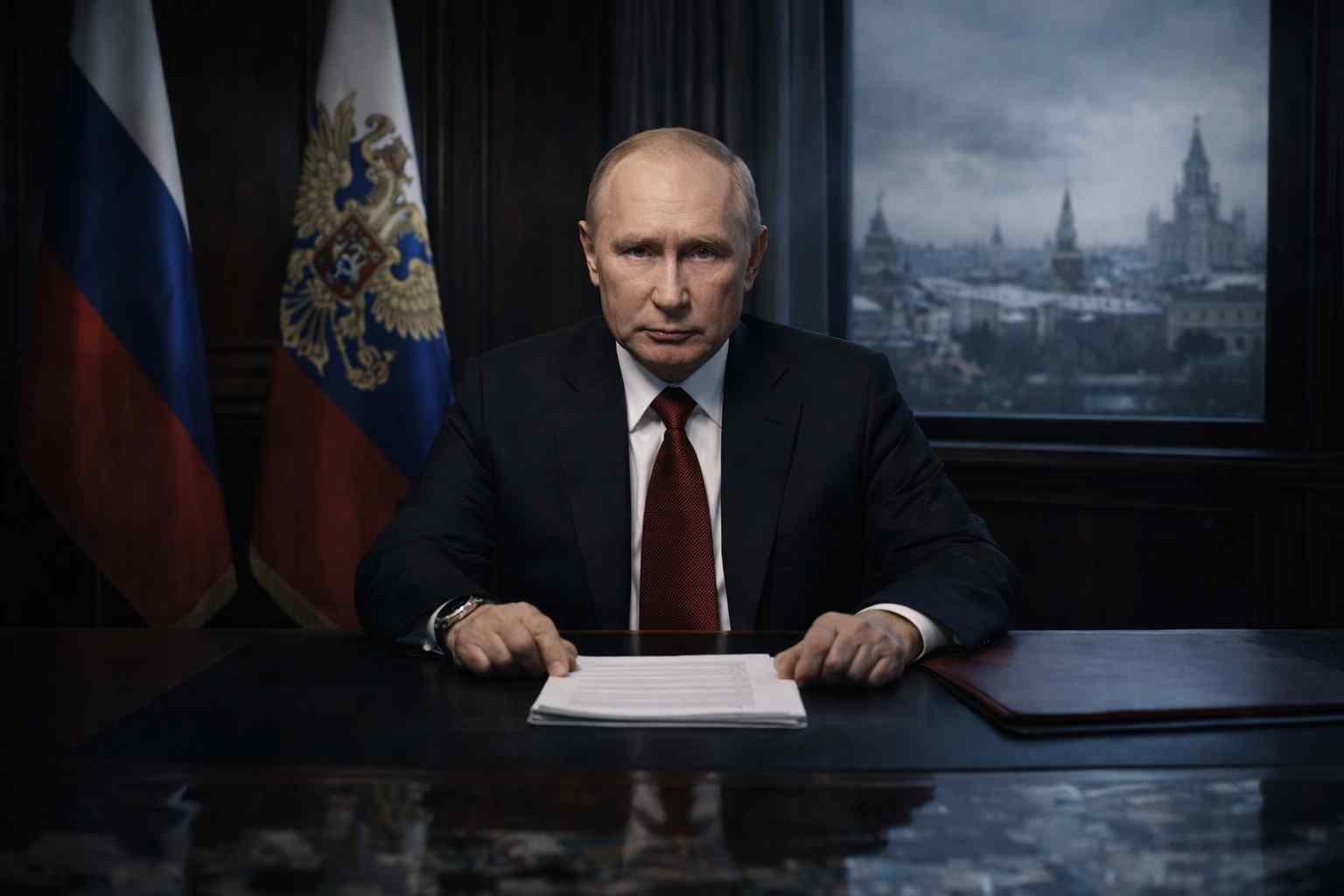 Putin Ukraine aims: force warning after Kyiv strike